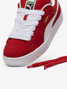 Puma Červené pánské semišové tenisky Puma Classic XL