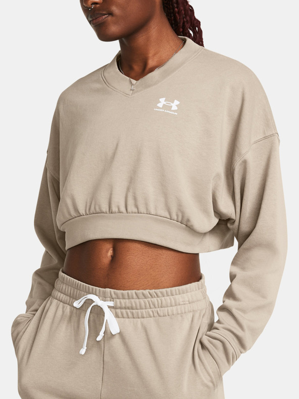 Under Armour Dámská mikina Under Armour UA Rival Terry OS Crop Crw
