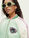 Scotch & Soda Světle zelený dámský oboustranný bomber Scotch & Soda