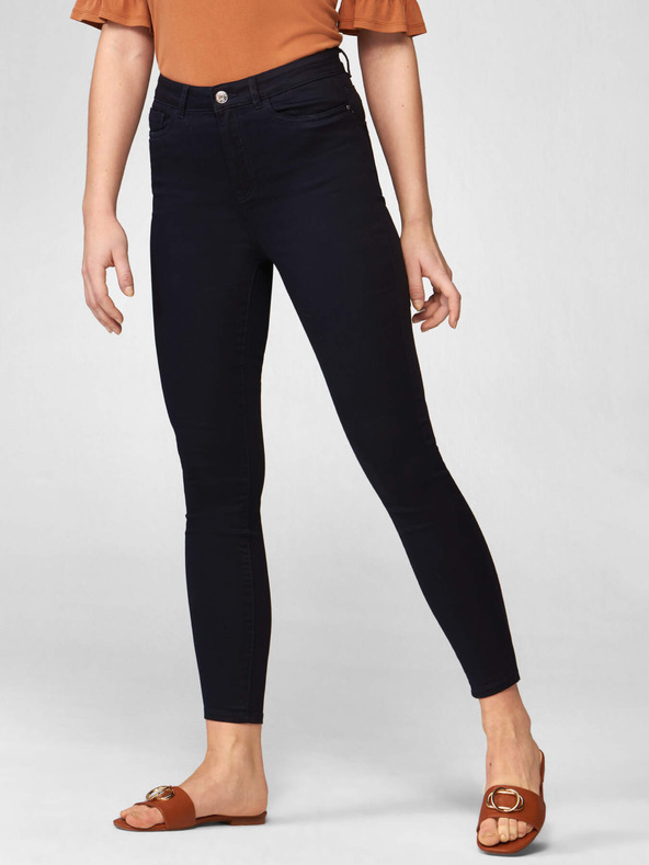 Orsay Tmavě modré skinny fit kalhoty ORSAY