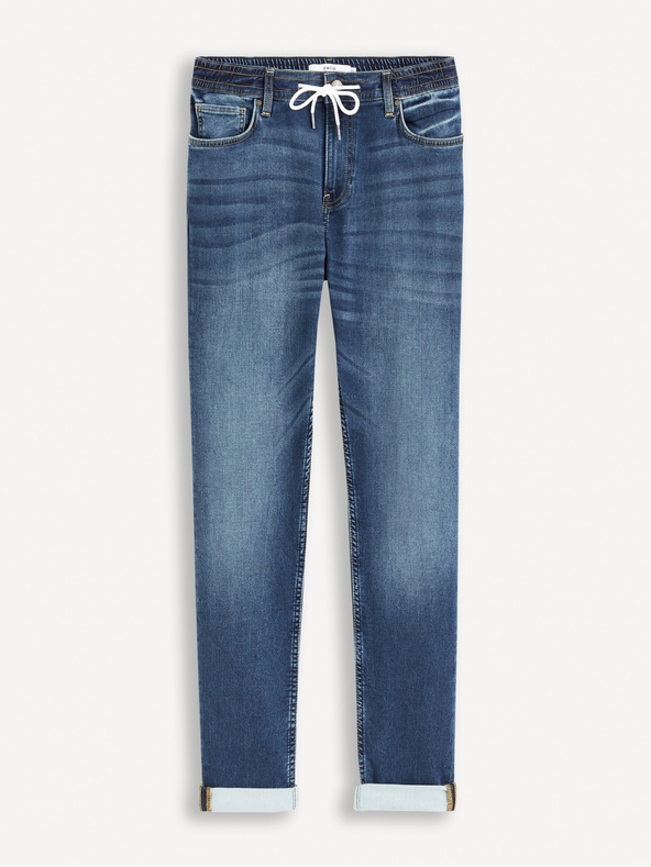 Celio Modré pánské slim fit džíny Celio Gosuper