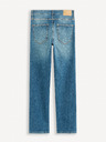 Celio Modré pánské straight fit džíny Celio C5