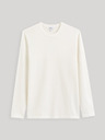 Celio Bílý pánský basic svetr Celio Gewells