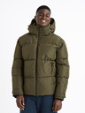 Celio Khaki pánská prošívaná zimní bunda Celio CUNOTTE