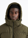 Celio Khaki pánská prošívaná zimní bunda Celio CUNOTTE