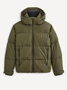 Celio Khaki pánská prošívaná zimní bunda Celio CUNOTTE