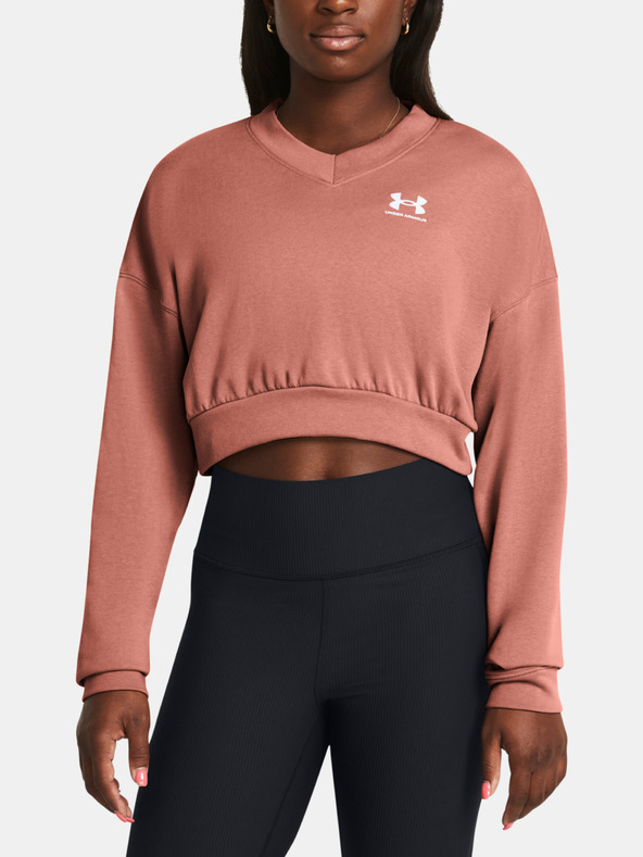 Under Armour Dámská mikina Under Armour UA Rival Terry OS Crop Crw