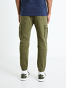 Celio Khaki pánské cargo kalhoty Celio Cokit4