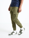 Celio Khaki pánské cargo kalhoty Celio Cokit4