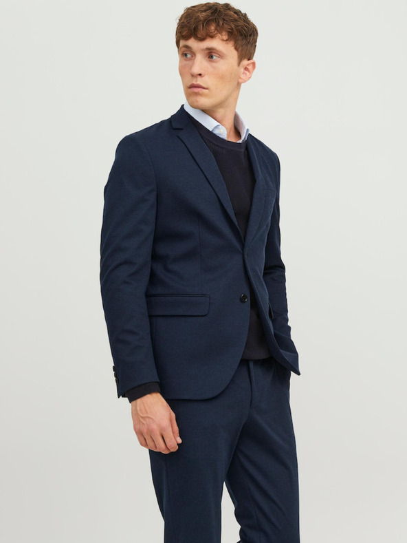 Jack & Jones Tmavě modré pánské sako Jack & Jones