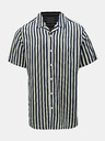 ONLY & SONS Tmavě modrá pruhovaná regular fit košile ONLY & SONS Wayne