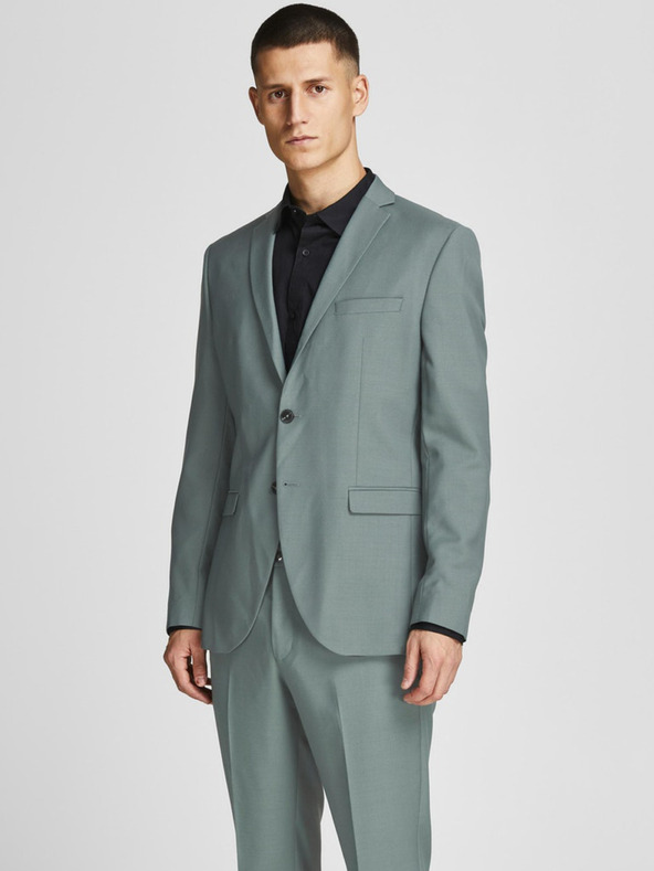 Jack & Jones Zelené pánské sako Jack & Jones Solaris