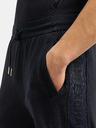 Armani Exchange Černé pánské teplákové kraťasy Armani Exchange