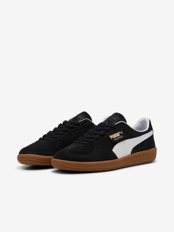 Puma Černé pánské semišové tenisky Puma Palermo