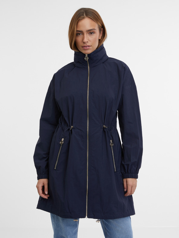 Orsay Tmavě modrá dámská parka ORSAY