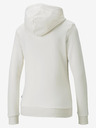 Puma Krémová dámská mikina s kapucí Puma ESS+ Embroidery Hoodie TR