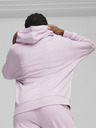 Puma Bílo-růžová dámská mikina s kapucí Puma Power Hoodie TR