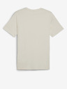 Puma Krémové pánské tričko Puma Classics Logo Tee