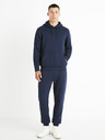 Celio Tmavě modrá pánská basic mikina Celio Fesix