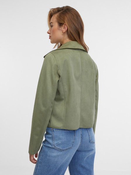 Orsay Khaki dámská bunda v semišové úpravě ORSAY