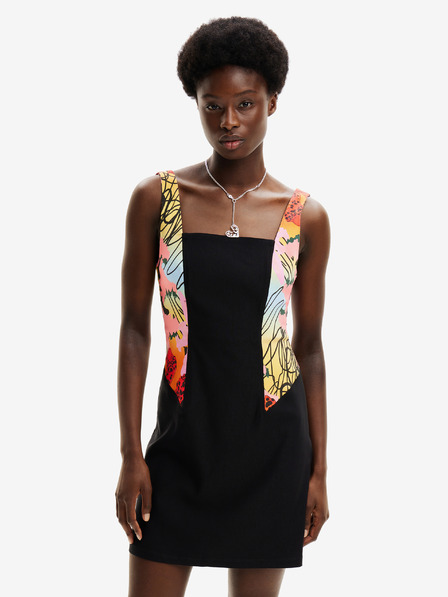 Desigual Černé dámské šaty Desigual x M. Christian Lacroix Marbella