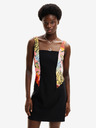 Desigual Černé dámské šaty Desigual x M. Christian Lacroix Marbella