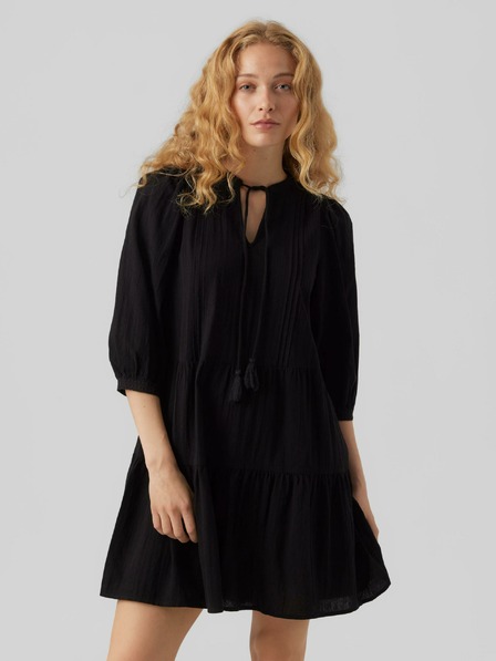 Vero Moda Černé dámské šaty VERO MODA Pretty