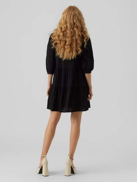 Vero Moda Černé dámské šaty VERO MODA Pretty