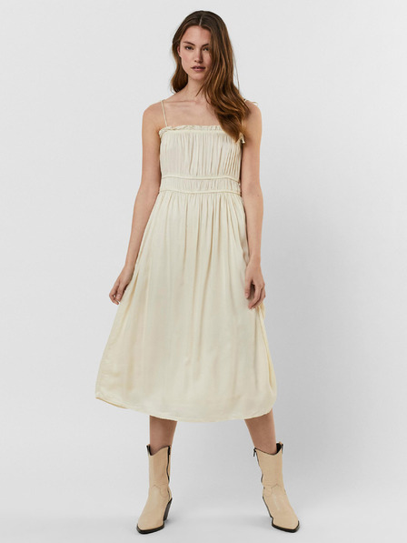 Vero Moda Krémové šaty VERO MODA Helyn