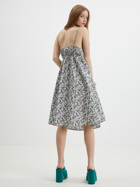Vero Moda Zelené květované šaty VERO MODA Joa