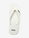 BOSS Bílé pánské žabky Hugo Boss