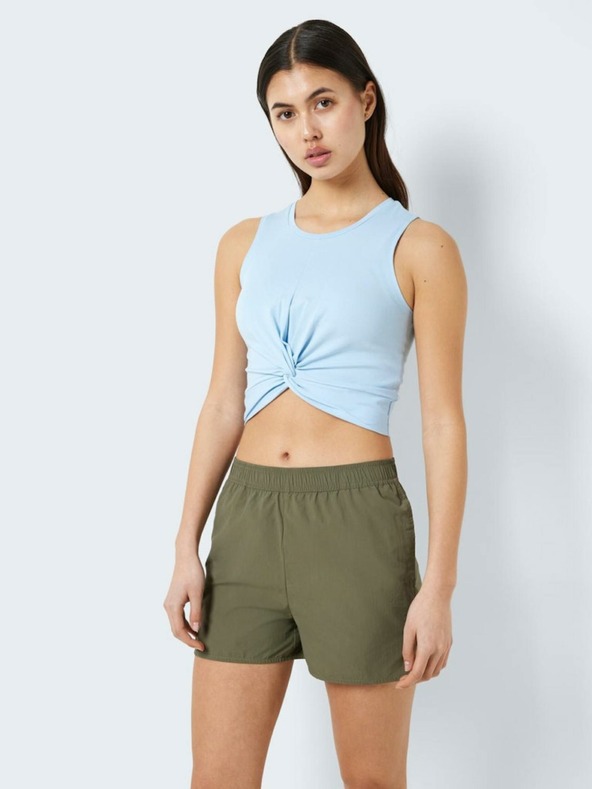Noisy May Světle modrý dámský crop top Noisy May Twiggi