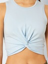Noisy May Světle modrý dámský crop top Noisy May Twiggi