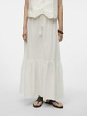 Vero Moda Bílá dámská maxi sukně Vero Moda Pretty