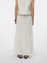 Vero Moda Bílá dámská maxi sukně Vero Moda Pretty
