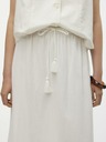 Vero Moda Bílá dámská maxi sukně Vero Moda Pretty