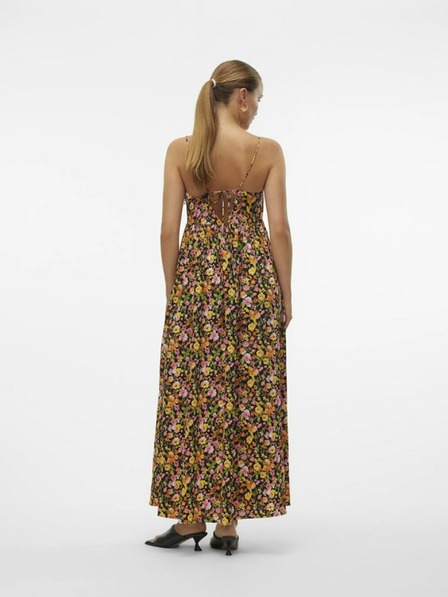 Vero Moda Žluto-oranžové dámské květované maxišaty Vero Moda Page