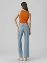AWARE by VERO MODA Oranžové dámské žebrované basic tílko AWARE by VERO MODA Lavender