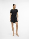 AWARE by VERO MODA Černé dámské krajkové tričko AWARE by VERO MODA Vania