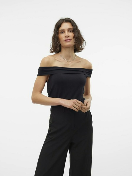 AWARE by VERO MODA Černý dámský top AWARE by VERO MODA Kenzi Fiona