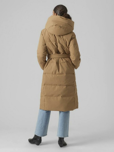 Vero Moda Hnědý dámský zimní kabát VERO MODA Leonie