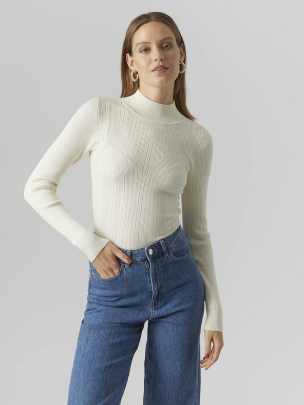 Vero Moda Krémový dámský svetr VERO MODA Sally