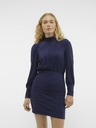 Vero Moda Modré dámské šaty VERO MODA Aurora