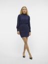 Vero Moda Modré dámské šaty VERO MODA Aurora
