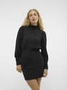 Vero Moda Černé dámské šaty VERO MODA Aurora