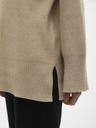 Vero Moda Béžový dámský svetr s rolákem VERO MODA Goldneedle
