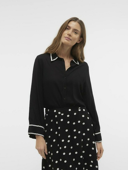 Vero Moda Černá dámská košile Vero Moda Bumpy