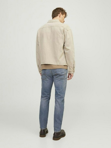 Jack & Jones Modré pánské tapered fit džíny Jack & Jones Mike