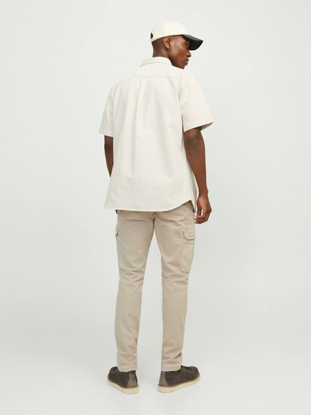 Jack & Jones Béžové pánské cargo kalhoty Jack & Jones Marco