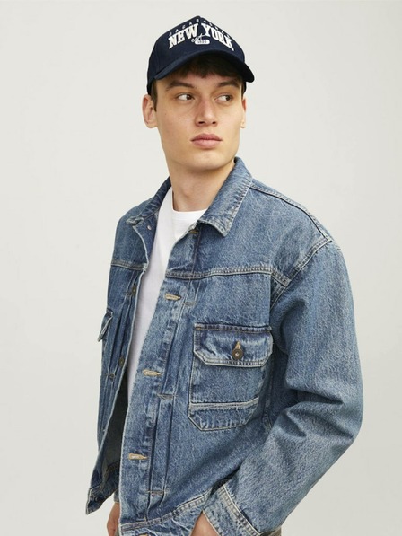 Jack & Jones Tmavě modrá pánská kšiltovka Jack & Jones Citi
